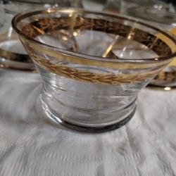 Libbey Gold Trim Glasses 