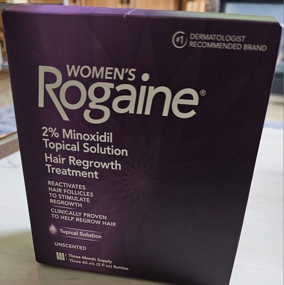 Rogaine For Women 2% Minoxidil Topical Hair Regrowth Treatment