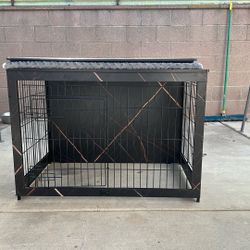 Inside Dog Crate