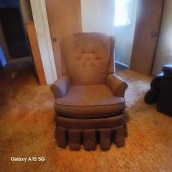 Vintage Swivel Armchair
