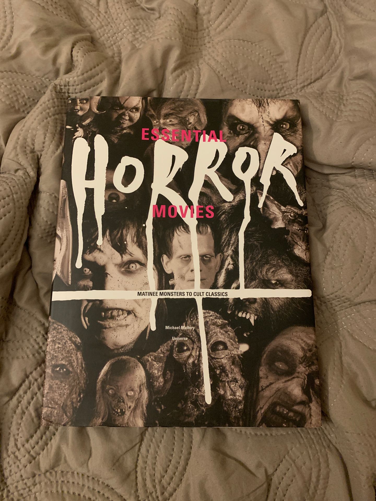 Essential horror movies coffee table book.