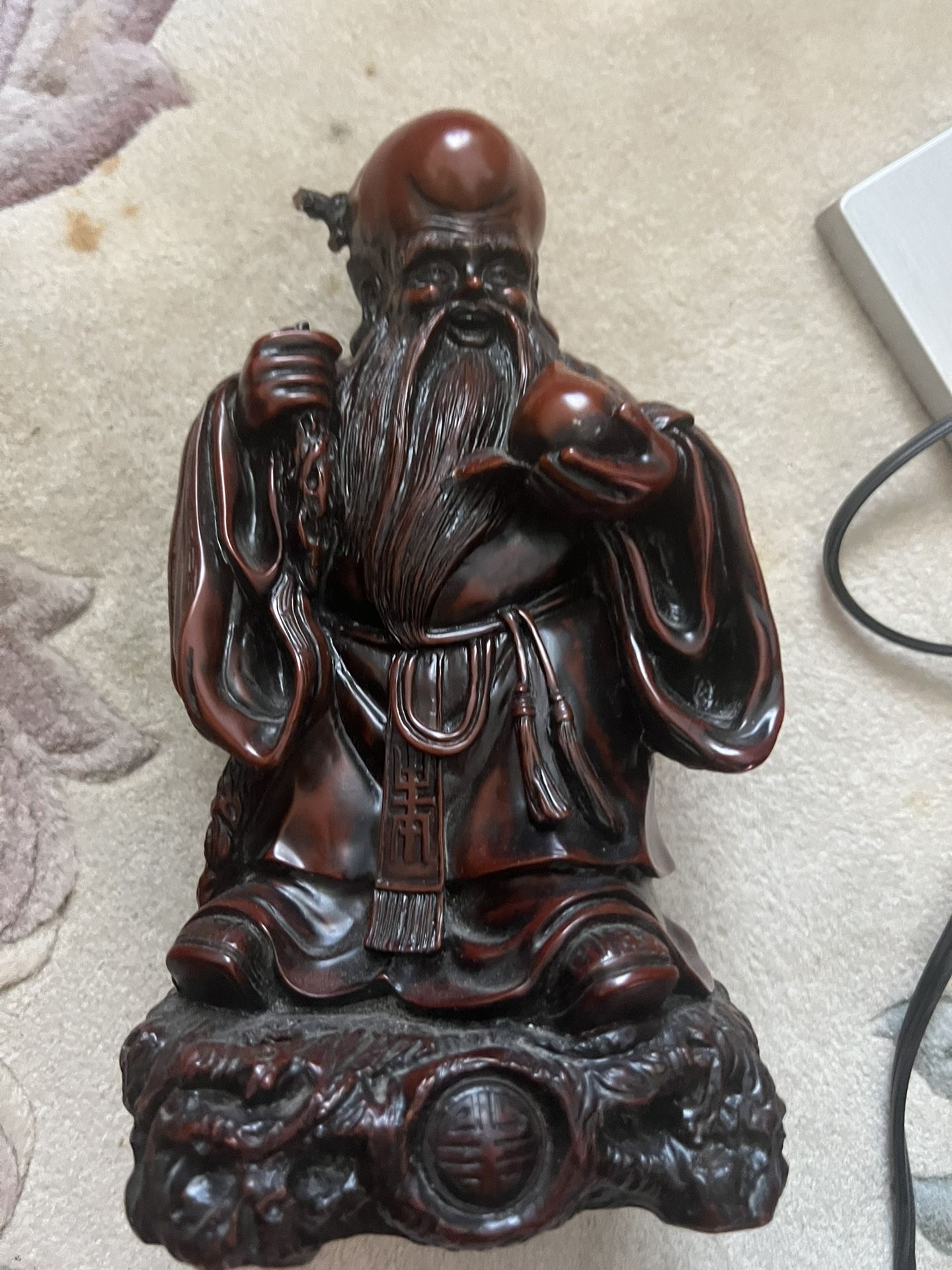 Beautiful Chinese God Statue 