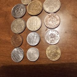 OLD COINS FROM ACROSS THE GLOBE