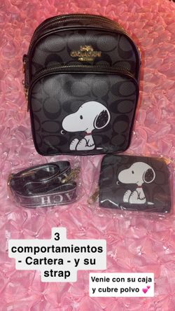 Coach x Peanuts Snoopy Mini Backpack Set