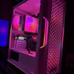 White RGB Gaming PC – Ryzen 5 + GTX 1080 – Ready to Play