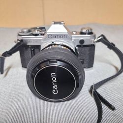 Canon AE-1 35mm Film Camera With Len