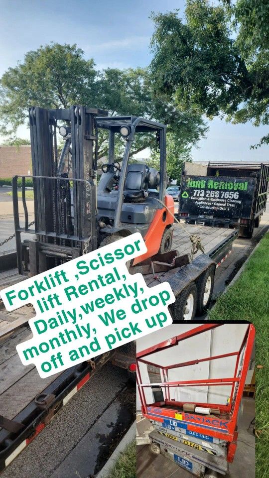 Forklift , Scissor Lift