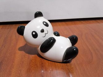 Ceramic panda piggy bank