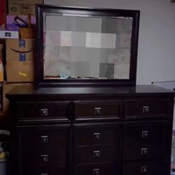Dark Brown Dresser With matching nightstand