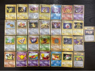 Vintage Japanese Pokemon Cards