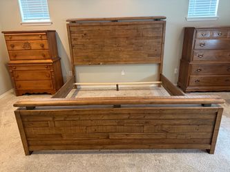 King Size Ashley furniture bed frame