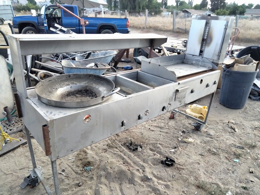 Asador. Plancha