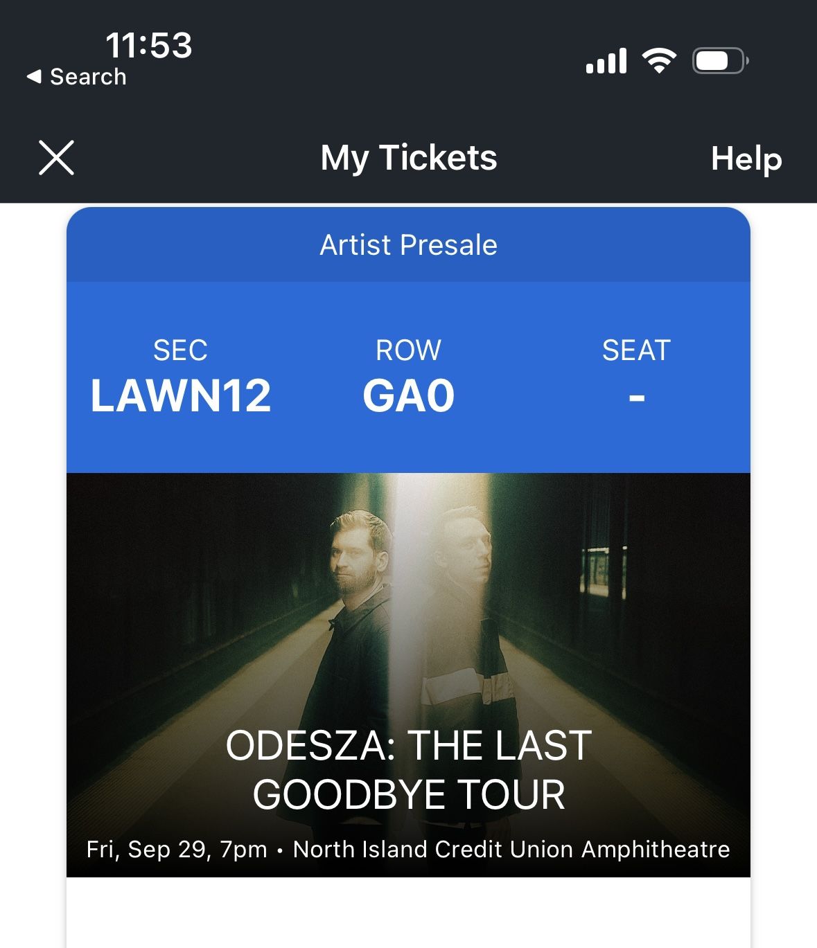 Odesza San Diego Friday 9/29