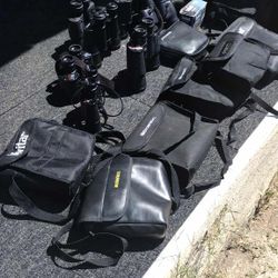 I Have This Huge Binoculars Lot Any Binoculars You See $40 A Piece Firm They're All Vintage And All Metal And Black They All Work Perfect