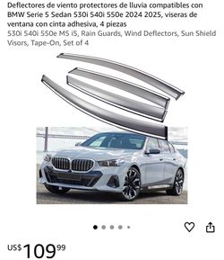 Rain guards / window visors.