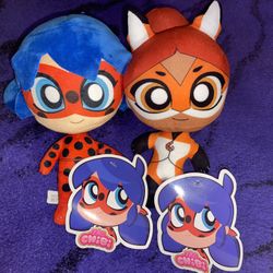 Miraculous Ladybug Zag Chibi Plush Toys