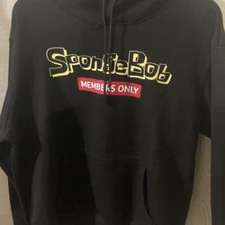 Spongebob hoodie print on both sides 
