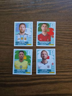 Panini Wolr Cup 2026...Messi, Ronaldo, Vinicius, kayne