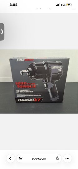 Torque earthquake 1200ft-lbs bolt breakaway brad new with box