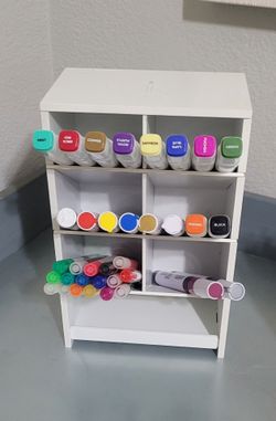 Marker Storage Organizer with Markers