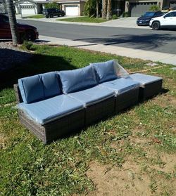 Four piece patio furniture set firm price mix match outdoor furniture prices are firm