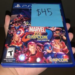 (RARE) PlayStation 4 5 Video Game PS4 PS5 Marvel Vs Capcom Infinite Street Fighter Comics