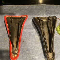 Two Vintage BMX Old School Racing Seats
