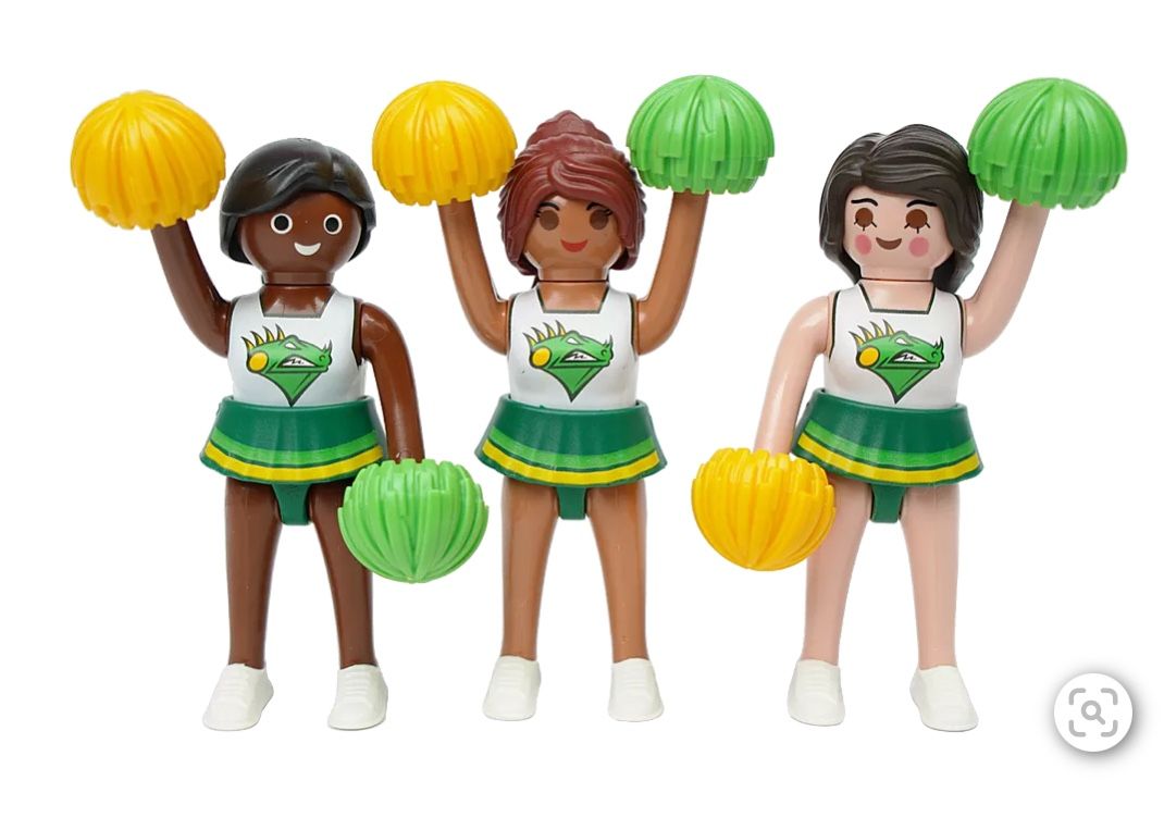 SET OF 3 FOOTBALL CHEERLEADERS (1013) Playmobil New