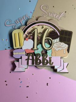 Super Sweet 16 Caketopper
