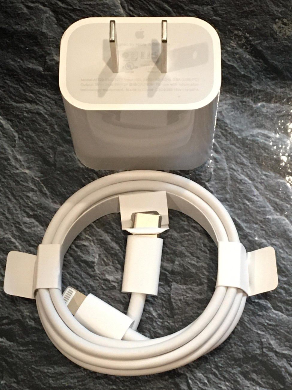 New 18W OEM Apple Fast Charger and C cable
