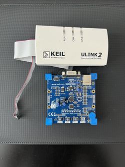 Keil ULINK2 USB-JTAG debug adapter With Keil MCB1000 evaluation board