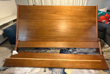 West elm king headboard