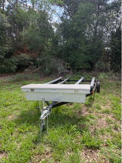 2025 Double Jet Ski Trailer — 2 Place — Upgraded Lights, Tires, Rims, Winches, Toolbox