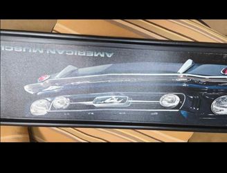 American Muscle Car Framed Wall Art canvas