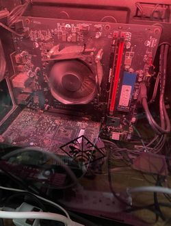 Omen Gaming PC With Wireless/wired Mechanical Keyboard Red Switches And Monitor.