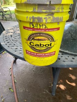 4 gal Cabot solid stain