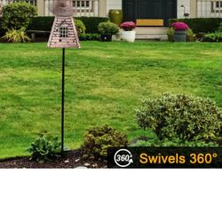 Swivels 360° Wind Spinner,Solar Wind Spinners Outdoor,Windmills for Yard Garden,Kinetic Wind Spinner Direction for Patio Lawn & Garden