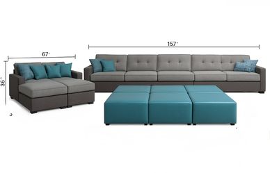 Large Sleeper Sofa That Opens Up To Two Queens