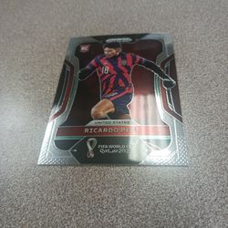 2022 Panini Prizm FIFA World Cup Qatar Ricardo Pepi Rookie USA #205