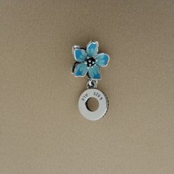 Pandora Blue Blossom Dangle Charm for Sale in La Verne, CA - OfferUp