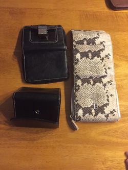 Liz Claiborne leather wallets $10 ea