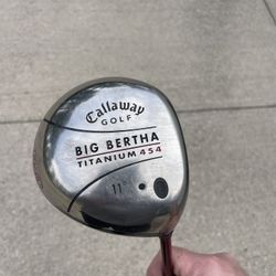Callaway Big Bertha Titanium 454 11 Degree Right Handed Driver