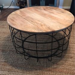 Handmade 33inch Round ,29 Inch Tall Table