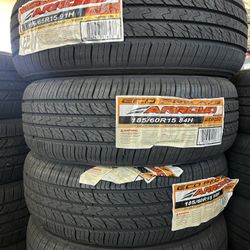 📲‼️185/60/15 Vendo Set De Llantas Nuevas Marca Arroyo
