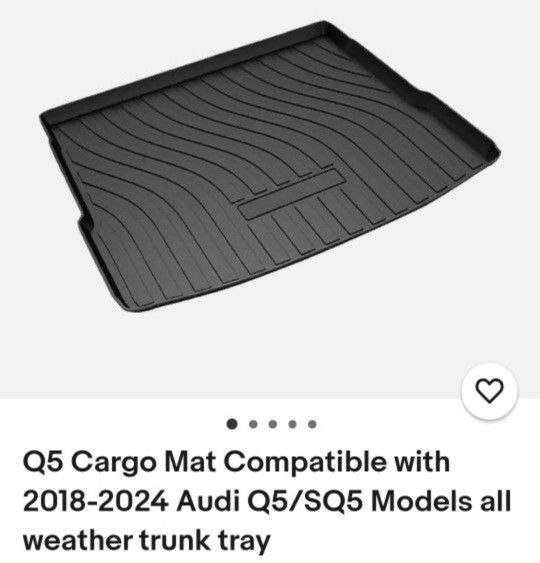 Cargo Mat Fit for Audi Q5, SQ5 2024-2018 TPE Rubber Liner