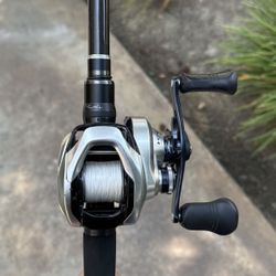 phenix rod and shimano tranx Elixir Spinning Rods FX801-2 SG The Axis series utilizes the latest in material and design Shimano Tranx 500 PG Baitcasting