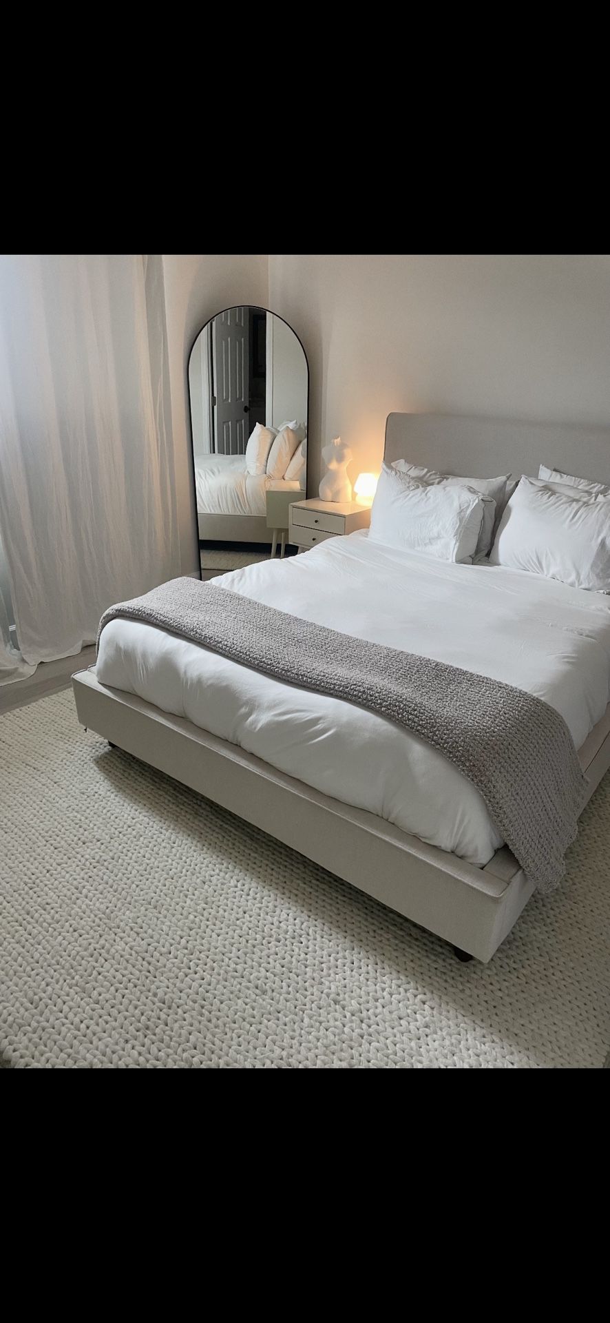 Nectar Queen Mattress + Bed Frame + Box Spring