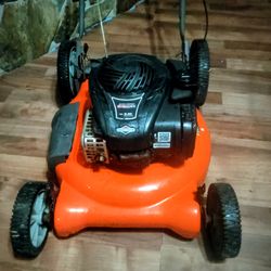 Husqvarna 22" 5.5 horsepower high wheel push mower (like new)