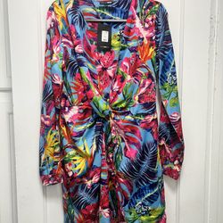 XL Spring Or Summer Dress With Split In Front 
