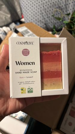 Cosmolive Women Handmade Soap Rose Coconut